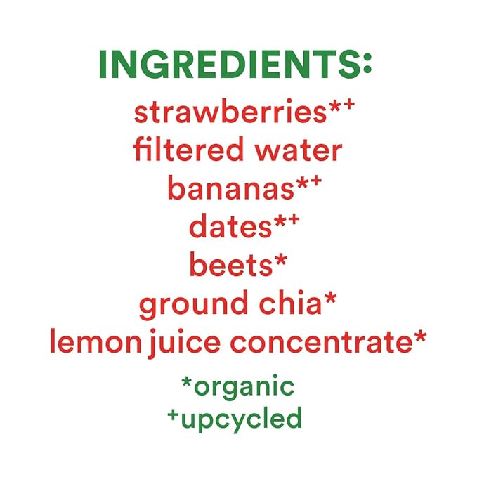 Sweet Nothings, Strawberry, USDA Organic Kids' Squeezable Fruit Smoothie Popsicle Pops, Value Pack of 24 - Dye-Free, No Added Sugar, Dairy-Free, Vegan, Organic Fruit and Veggie Pops, Freeze & Enjoy