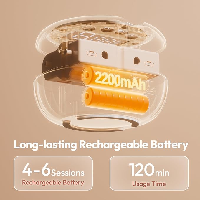 NCVI 8100 Double Electric Breast Pump Suitable for Large Nipples with 4 Modes|9 Levels, Anti-Backflow Milk Breastfeeding Pump with 24/28mm Silicone Flanges, Handheld Motor and LED Display, Ultra-Quiet