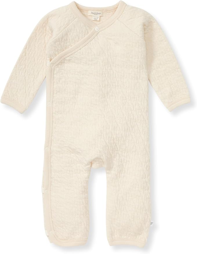 Burt's Bees Baby Boys' 100% Organic One-Piece Long Sleeve Coverall