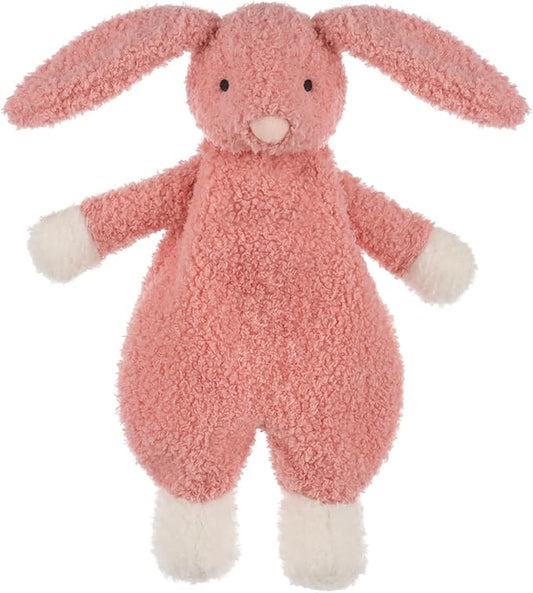 Apricot Lamb Bunny Snuggler Blanket Soft Loveys for Babies, Security Blanket for Baby Boy and Girl, for Infant and Toddlers