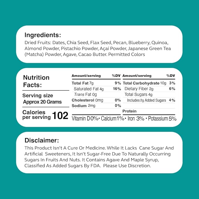 Laumière Gourmet Fruits - Superfood Parfait Collection [Birthday Edition] - Square (16 Pcs) - Happy Birthday Gifts for Women - All Natural Birthday Food Gifts - Healthy Birthday Gift