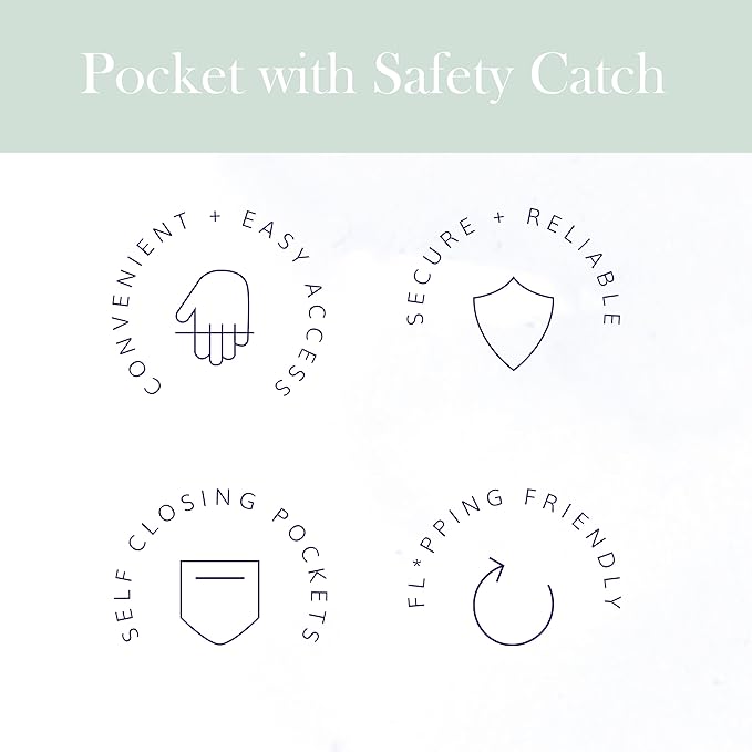 RED ROVR Mini Roo Lightweight Backpack | 6 pockets for everyday essentials (Pear Doodle)