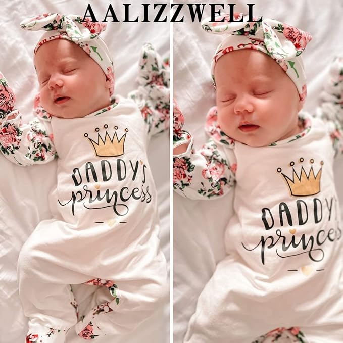 Aalizzwell Newborn Girl Romper