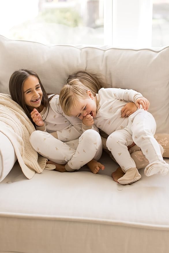 Burt's Bees Baby baby-boys Sleeper Pjs, 100% Organic Cotton, One-piece Footie, Zip Up Jumpsuit, Snug Fit Pajamas