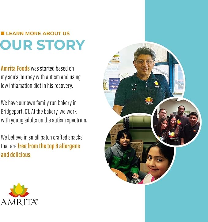 Amrita Nut Free Vegan Protein Bars 6 Flavor Variety Pack ( 12 Count ) | 15g Plant-Based Protein Bar | Peanut-Free, Gluten Free, and Dairy-Free | No Added Sugar, High Fiber, Healthy Snacks for Kids/Adults