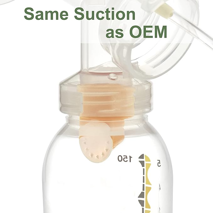One-Piece Breastshield w/Valve, Membrane for Medela Breast Pumps (Pump in Style, Lactina, Symphony), 24 mm Standard breastshields; Replacement of Medela PersonalFit Breastshield (Medium 24 mm,