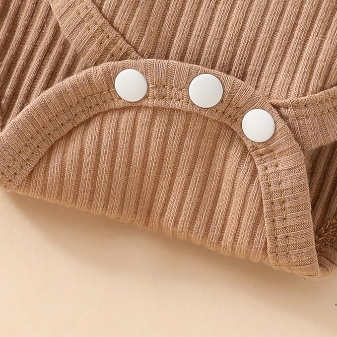 Newborn Baby Girl Clothes Infant Girl Outfits Long Sleeve Ruffle Romper + Floral Pants + Headband Set