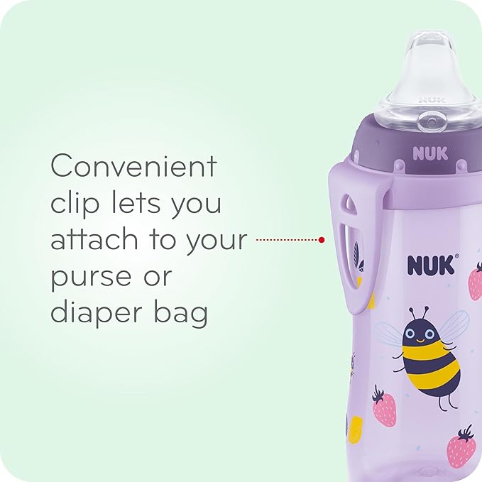 NUK Active Sippy Cup 10 oz 2 Pack 8+ Months Blue