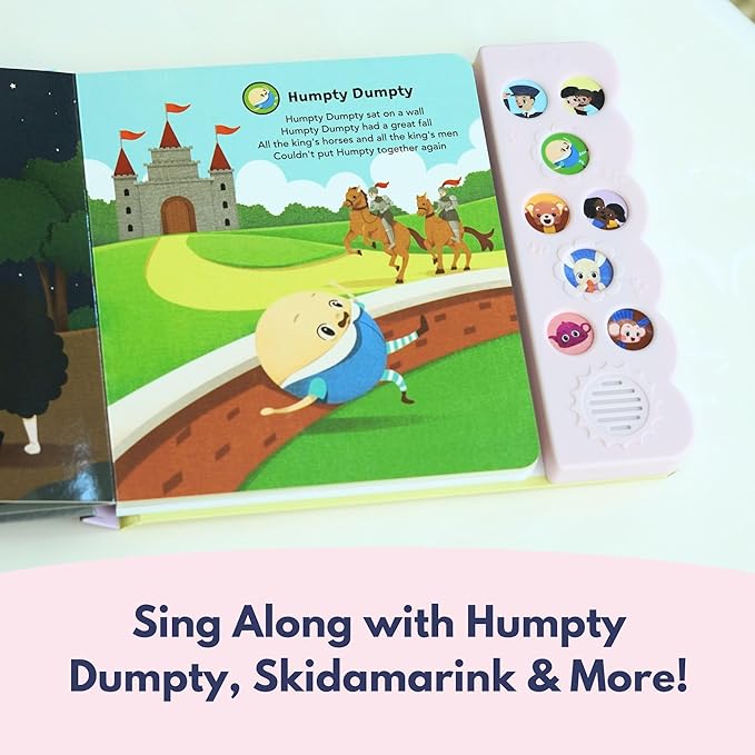 Children's Songs, Press and Play Song Book Nursery Rhymes, Button and Sound Module, Classic Nursery Rhymes and Children's Music