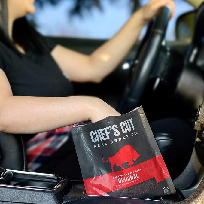 Chef's Cut Real Steak Original Recipe Jerky, 2.5 Ounce (4 Pack)