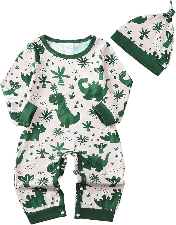 NZRVAWS Baby Boy Clothes Preemie Infant Boy Bear Outfits Jumpsuit Bodysuit Letter Print Romper