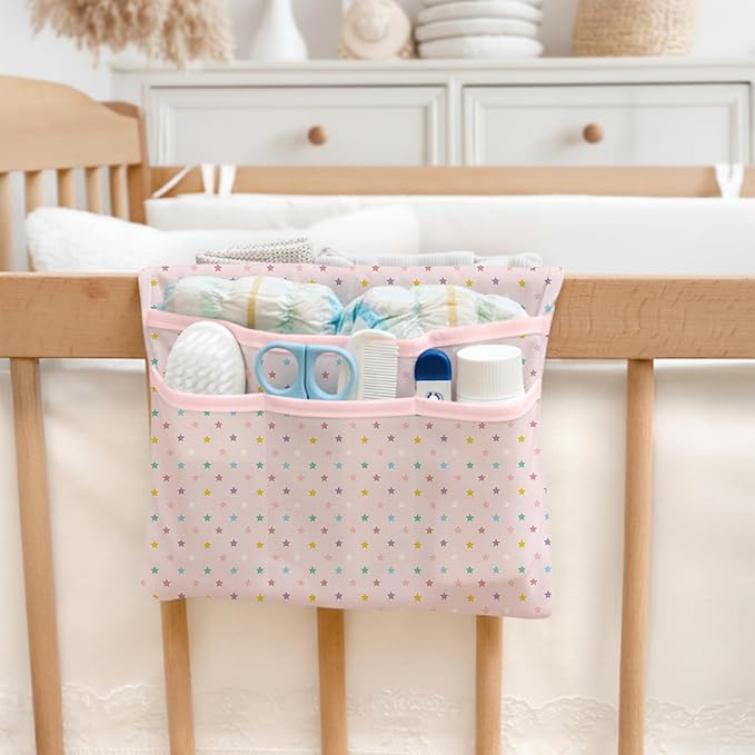 HAMUR Baby Diaper Bag Organizer – Travel-Friendly, Compact & Foldable | Stroller Pouch for Newborn Essentials – Must-Have for Boys & Girls (Elephant)