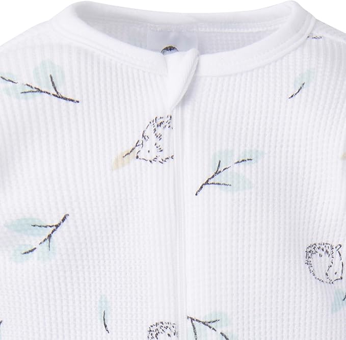 Gerber baby-girls 2-pack 2-way Zip Thermal Footed Sleep 'N Play