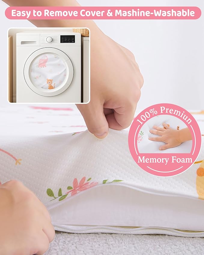 Pack and Play Mattress - 38" x 26" Soft Mini Pad Breathable Portable Mattres Waterproof & Washable Perfectly fits Pack n Play