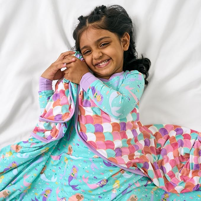 Little Sleepies Two-Piece Pajama Set for Boys & Girls, Soft Viscose from Bamboo Toddler Pajamas for Kids, Family Matching PJs