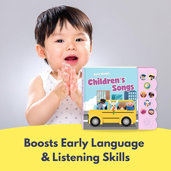 Children's Songs, Press and Play Song Book Nursery Rhymes, Button and Sound Module, Classic Nursery Rhymes and Children's Music