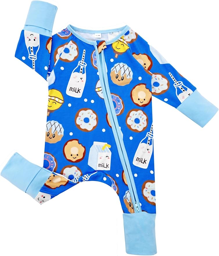 Bow Dream Bamboo Rayon Baby Pajamas Infant Sleepers Newborn Girl Boy Clothes Rompers Jumpsuit Outfit
