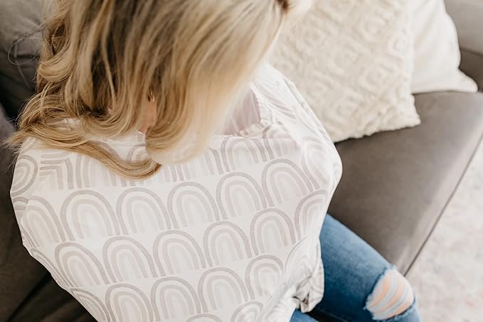 Copper Pearl Multi-Use Cover: Car Seat Covers, Nursing Cover, and Stroller Cover for Sun - Stretchy Fabric, All-Season Use, Stylish Designs, Easy Access for Moms - Bliss