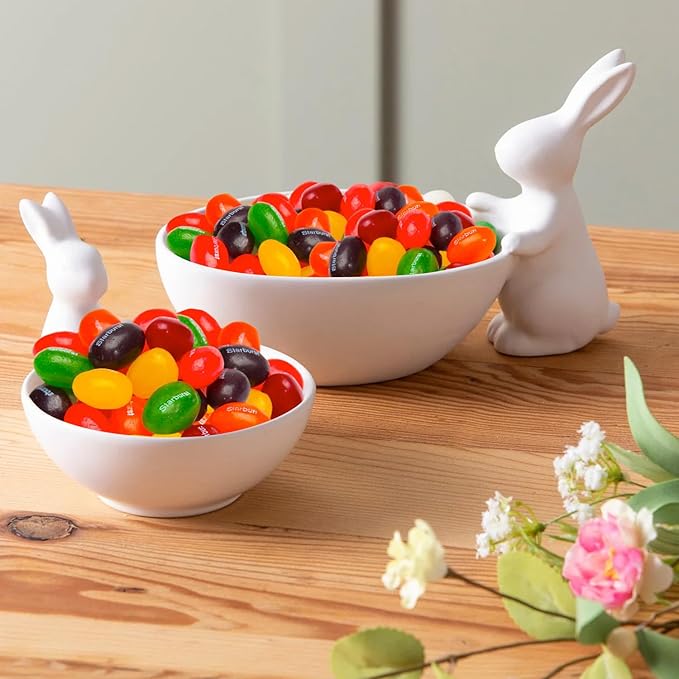 Bulk Jelly Bean Candy Large Bucket - Assorted Fruity Flavors, Soft, Chewy JellyBeans Bulk Resealable Jar for Easter Baskets, Candy Buffet, Egg Hunts, & Treats - JellyBeans