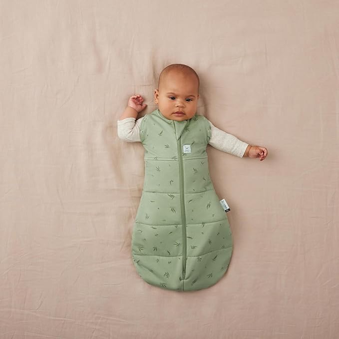 ergoPouch Cocoon Swaddle Sack 2.5 TOG - Baby Sleep Sack, Gentle Snug Fit Helps Calm Startle Reflex, Ideal for Arms In/Out Sleeping, Soft Breathable Fabric for Better Sleep (0-3 Months, Willow)