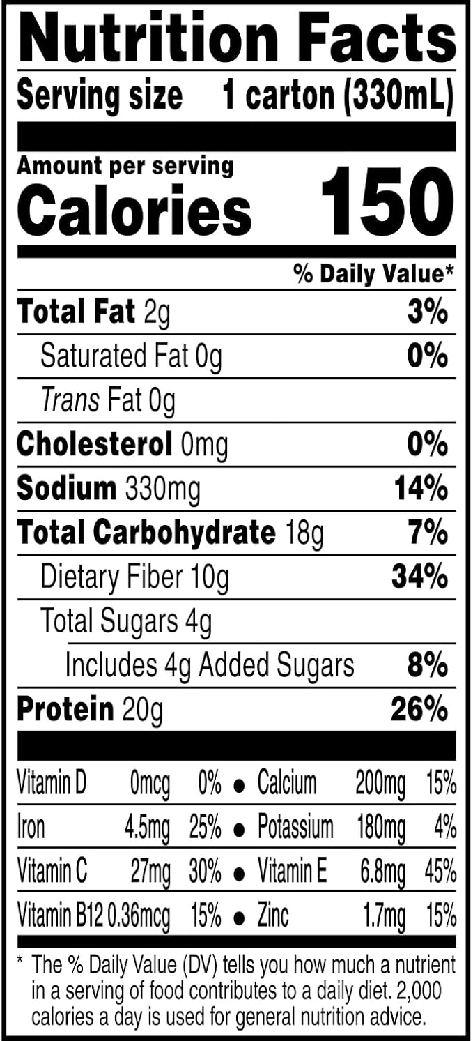Evolve Plant Based Protein Shake, Berry Medley, 20g Vegan Protein, Immune Support, Vitamin C & Zinc, Dairy Free, No Artificial Sweeteners, Non-GMO, 10g Fiber, 11oz, (12 Pack) (Formula May Vary)