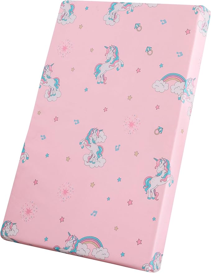 Pack and Play Mattress - 38" x 26" Soft Mini Pad Breathable Portable Mattres Waterproof & Washable Perfectly fits Pack n Play