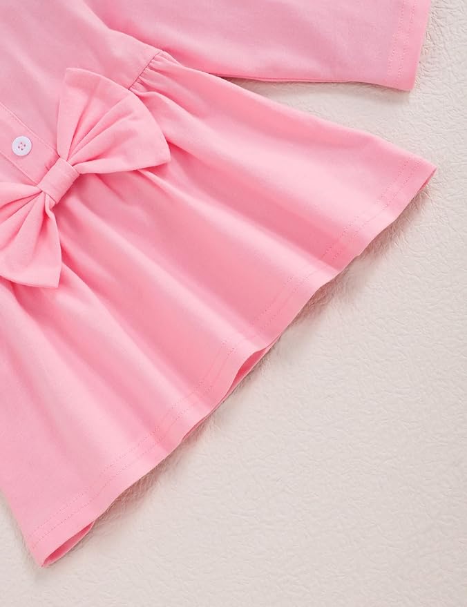 oklady Toddler Baby Girl Clothes Solid Color Ruffle Tops Floral Pants with Headband Fall Winter Cute Girl Outfits