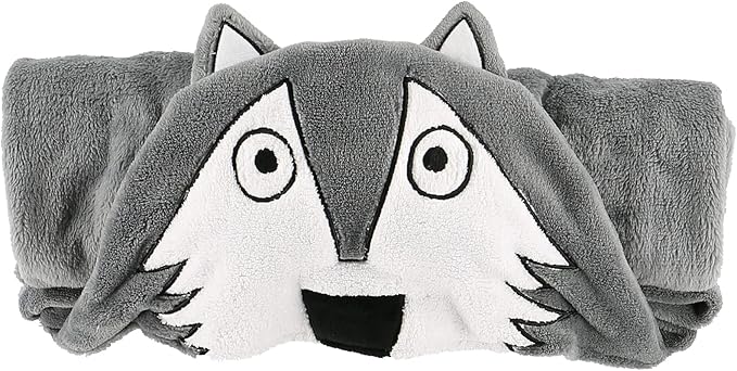 Lazy One Wearable Hooded Blanket for Kids, Animal Hooded Blanket (Wolf)