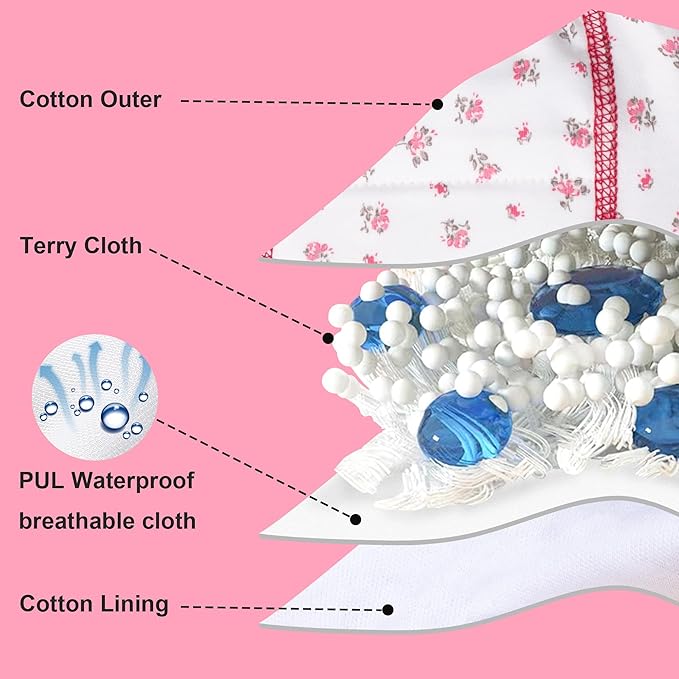 BIG ELEPHANT 10-Pack Baby Potty Training Underwear, Soft 100% Cotton Absorbent Training Pants for Boys & Girls, Ages 12M-10Y