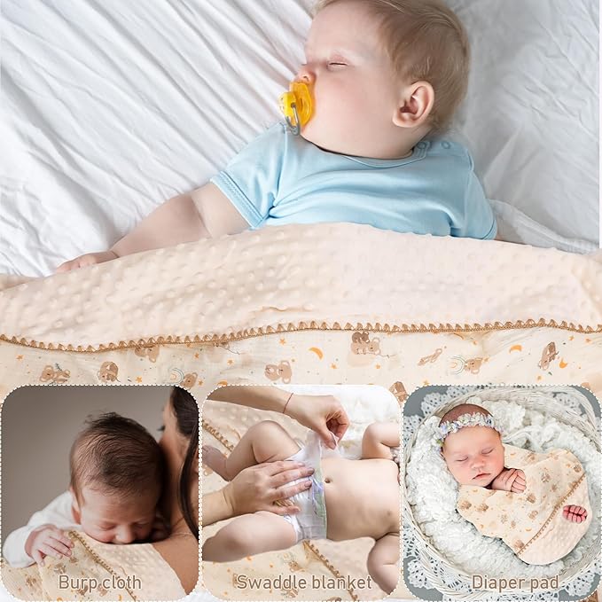 Baby Gift Set,Baby Shower Gifts,New Mom Gifts for Women, 0-6 Months for Newborn Essentials Infant Rattle Socks,Blanket Onesies Baby Gift Basket for Girls Boys