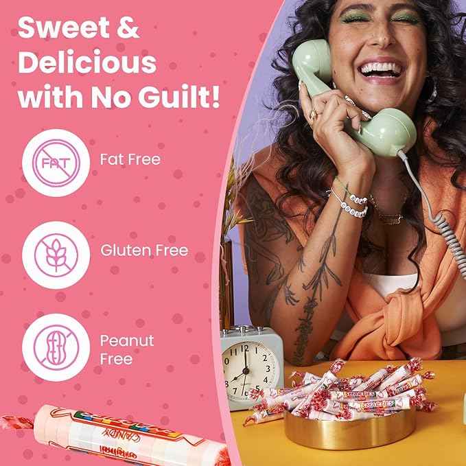 Smarties Candy Bulk Rolls Original Flavor - Gluten & Vegan Free - Classic Sweetness From Family Owned Company Since 1949, Peanut Free & Dairy Free - Perfect Halloween Candy - 5 Pound Bag