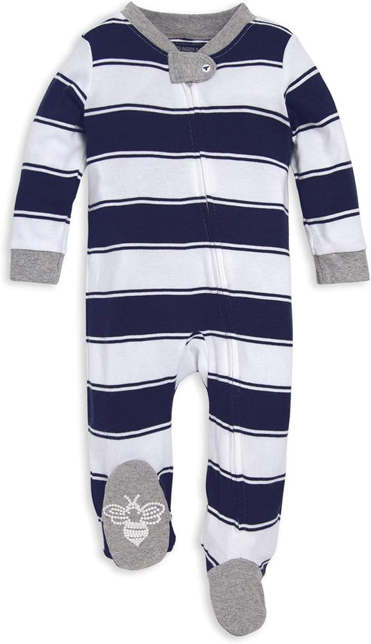 Burt’s Bees Baby Boys' One-Piece Sleep and Play 100% Organic Cotton PJs