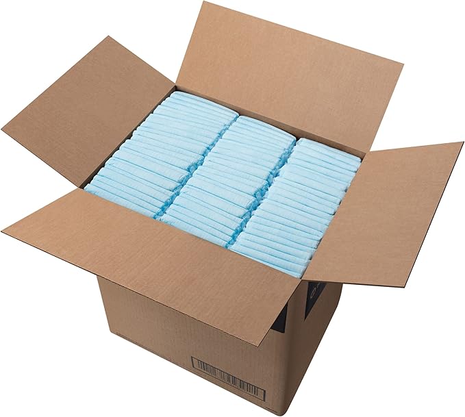 HALYARD Disposable Standard Underpads Incontinence Pads, 23”x36” Lt. Blue-Comfortable Chucks Pads, Disposable, for Adults-Soft Bed Pads for Elderly/Adult Patients, 48822 Pack of 50