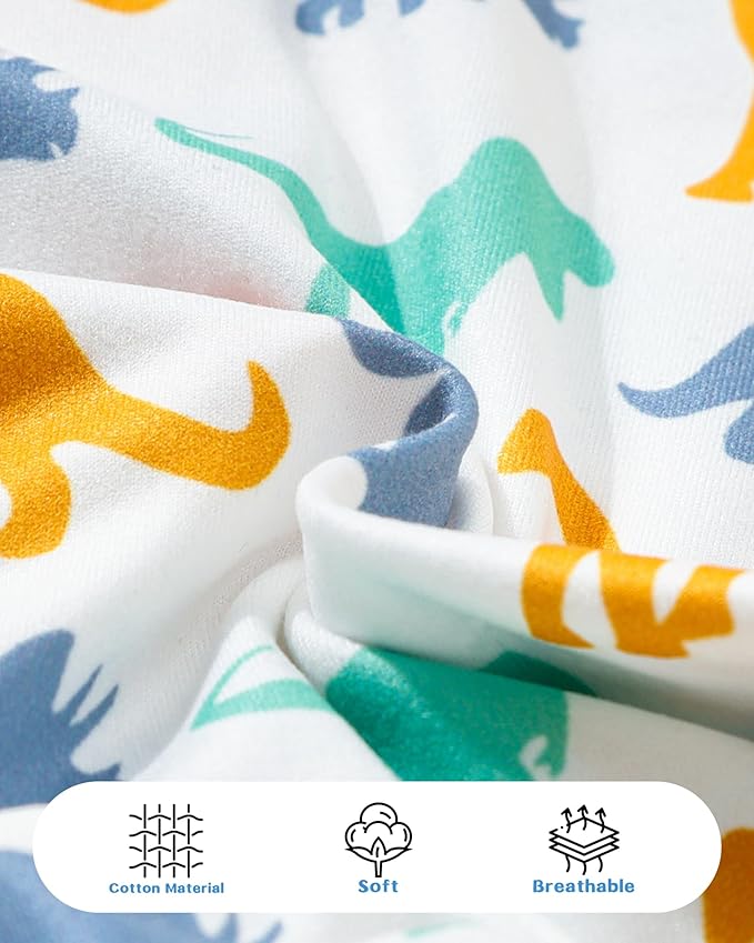 NZRVAWS Newborn Baby Boy Girl Clothes Unisex Infant Romper Pants Set Hat 4-Pack Outfits 0-12 Months 16 Pieces Toddler