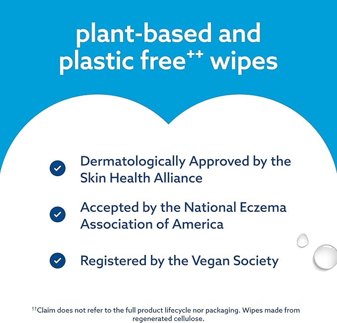 WaterWipes Sensitive+ Newborn & Baby Wipes, 3-In-1 Cleans, Cares, Protects, 99.9% Water, Unscented & Hypoallergenic, 60 Count