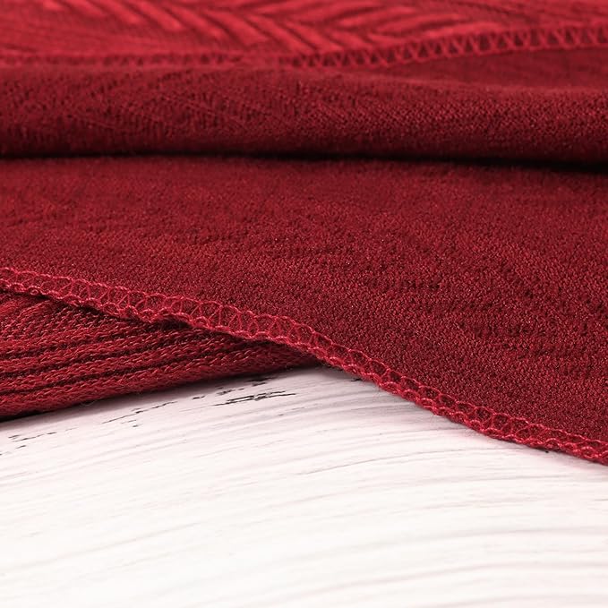 Newborn Receiving Blanket with Bow Hat Mittens Wooden Card Set Wheat-Pattern Newborns Toddler Baby Boy Girl Nursery Swaddle Wrap