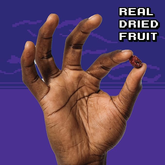 Final Boss Sour Candy, Sour Cranberries, 10 Pack, Level 3, Fruit Chews with Real Dried Fruit, No Artificial Colors or Flavors, Low Calorie Snack for Kids, Teens, Adults, Lunch Boxes & On The Go