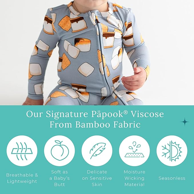 Posh Peanut Convertible Baby Sleepers - Girls Footless Baby Pajamas with 2 Way Zipper for Easy Diaper Changes