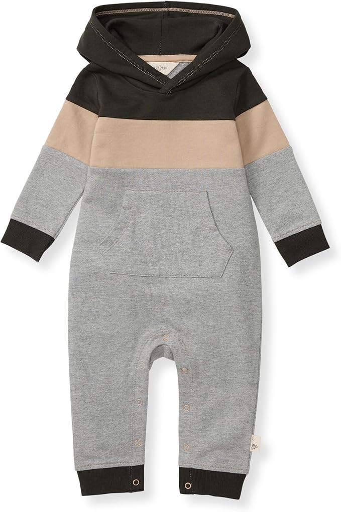 Burt's Bees Baby Boys' 100% Organic One-Piece Long Sleeve Coverall