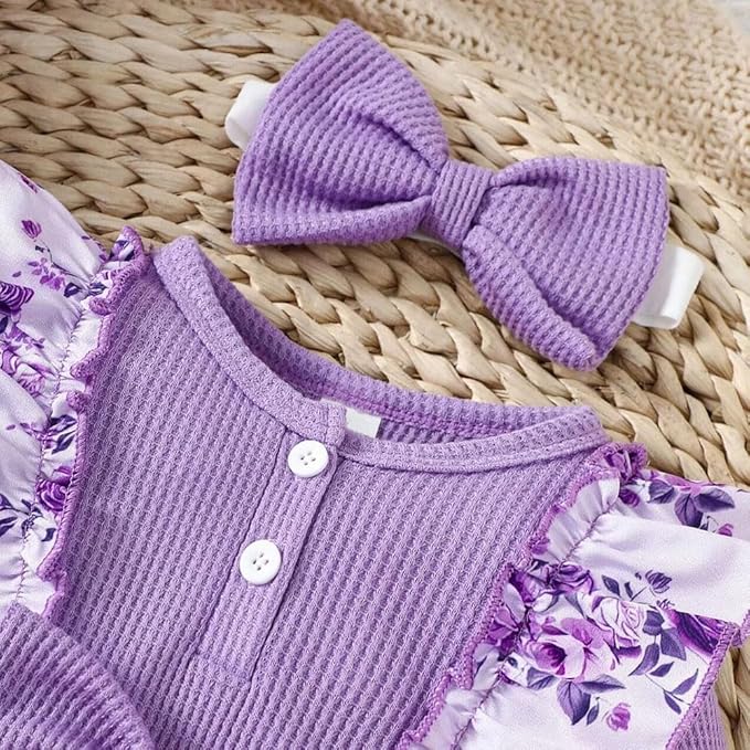 Newborn Baby Girl Clothes Jumpsuits Clothes Long Sleeve Rompers