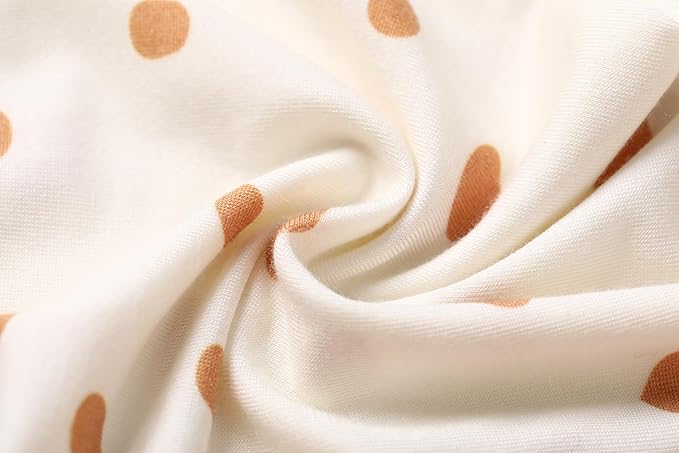 OPAWO Viscose from Bamboo Baby Pajamas Girl 2pack Mittens Cuff 2 Way Zipper Soft Footless Sleeper Baby Boy One-Piece Romper