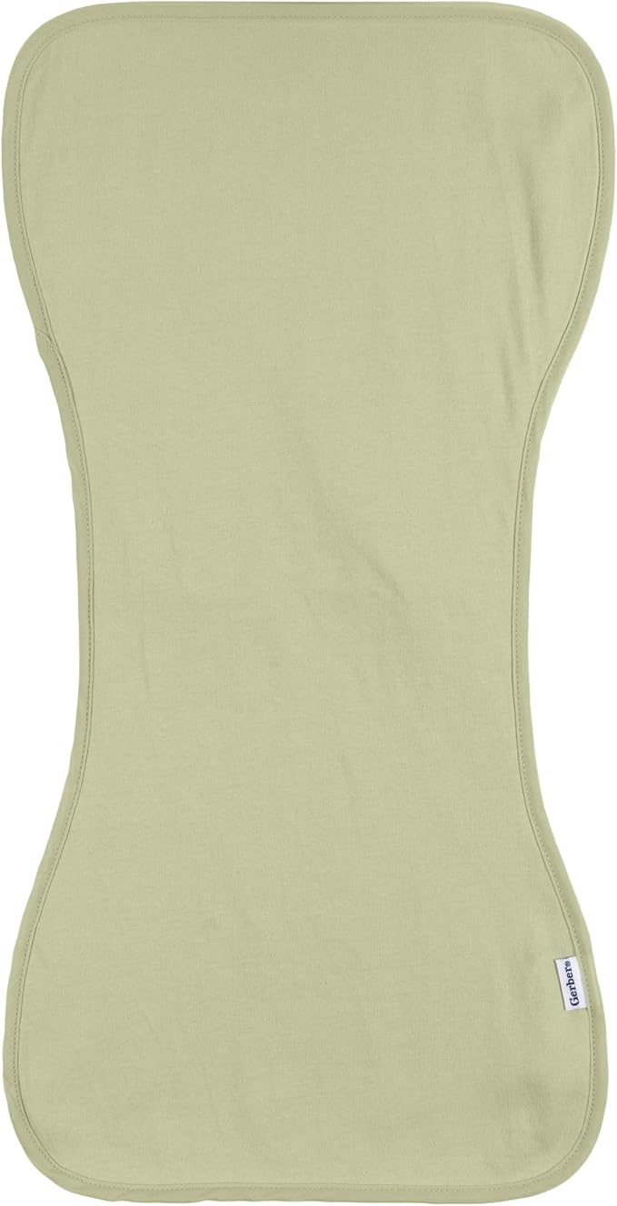 Gerber Baby Unisex Burp Cloths 5-Pack, Pink Blue, Size 10.5" x 21"