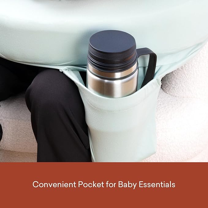 Nursing Pillow Covers ONLY Compatible with Popular Wrap-Around Nursing Pillow (2 Pack Covers-Pillow NOT Included)