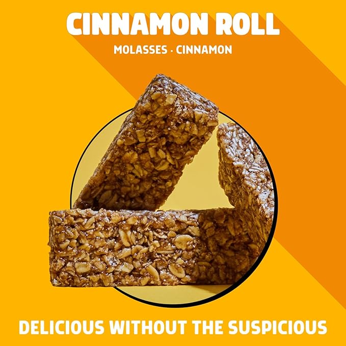 JUNKLESS Chewy Granola Bar 4‑Flavor Variety Pack (24 Bars)–Non‑GMO, Gluten‑Free, Less Sugar Snack Bars— Chocolate Chip, Peanut Butter Chocolate Chip, Cinnamon Roll & Real Strawberry, 4 Boxes