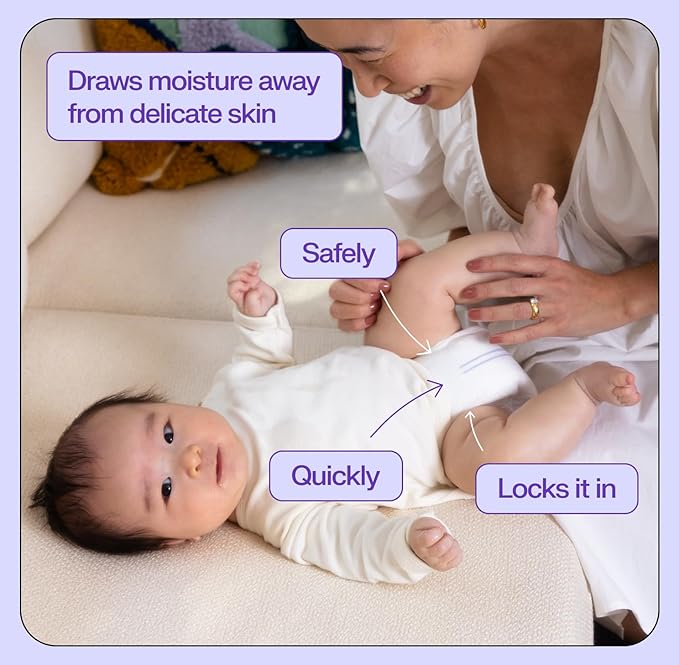 Freestyle BambooTek Diapers – (Size 4) Hyper Absorbent & Non-Toxic – Disposable Diapers for Sensitive Skin – Ultra Soft Diapers (22-37 lbs) – 144 Count