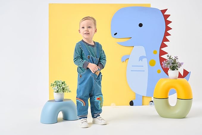 Cute Baby Boy Clothes Suit Toddler Boys' Striped long Sleeve T-Shirt+Denim Overalls Jumpsuit Pants Outfits Sets