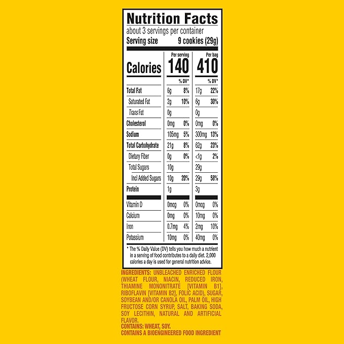 OREO Minis Golden Sandwich Cookies, 12 - 3 oz Bags