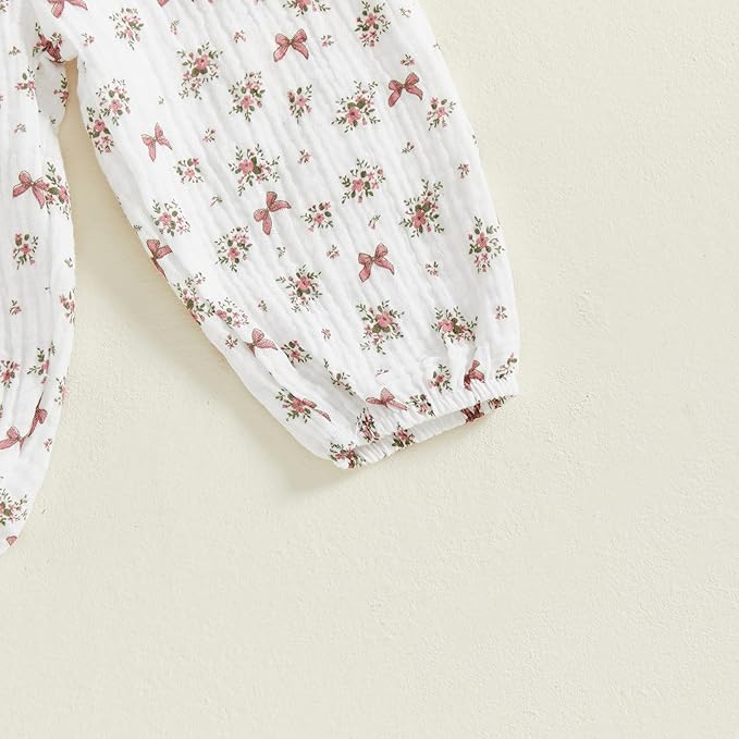 Mubineo Baby Girl Clothes Outfits Cute Flower Romper Daisy Pant Fall Winter Newborn Outfit Sets