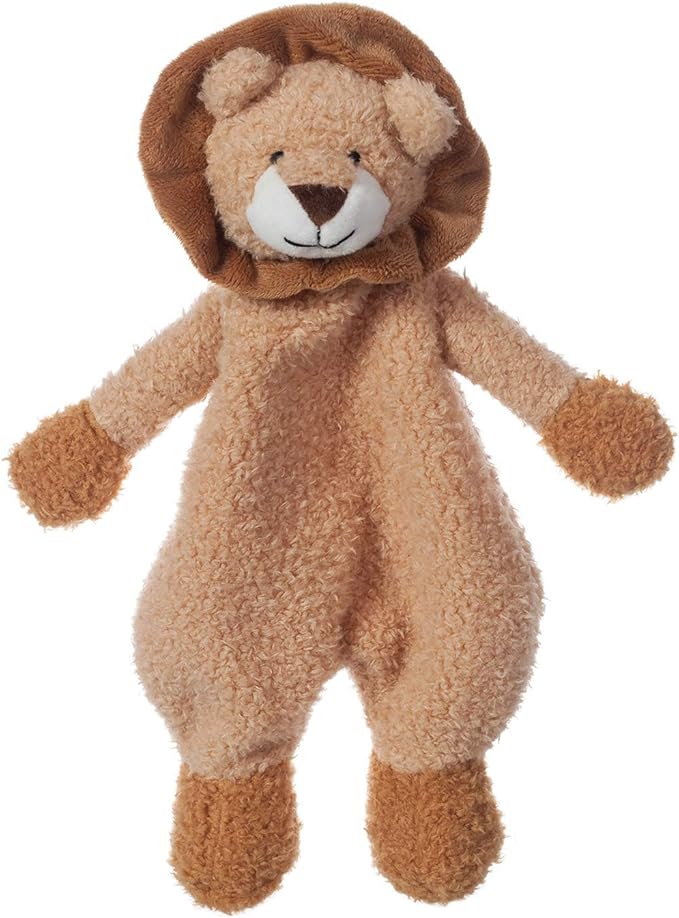 Apricot Lamb Stuffed Animals Security Blanket Yellow Lion Infant Nursery Character Blanket Luxury Snuggler Plush(Yellow Lion, 10 Inches)