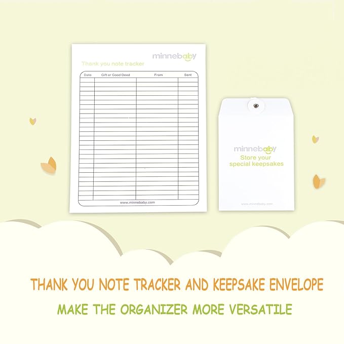 Baby Document Organizer, Baby Briefcase with 9 Folders